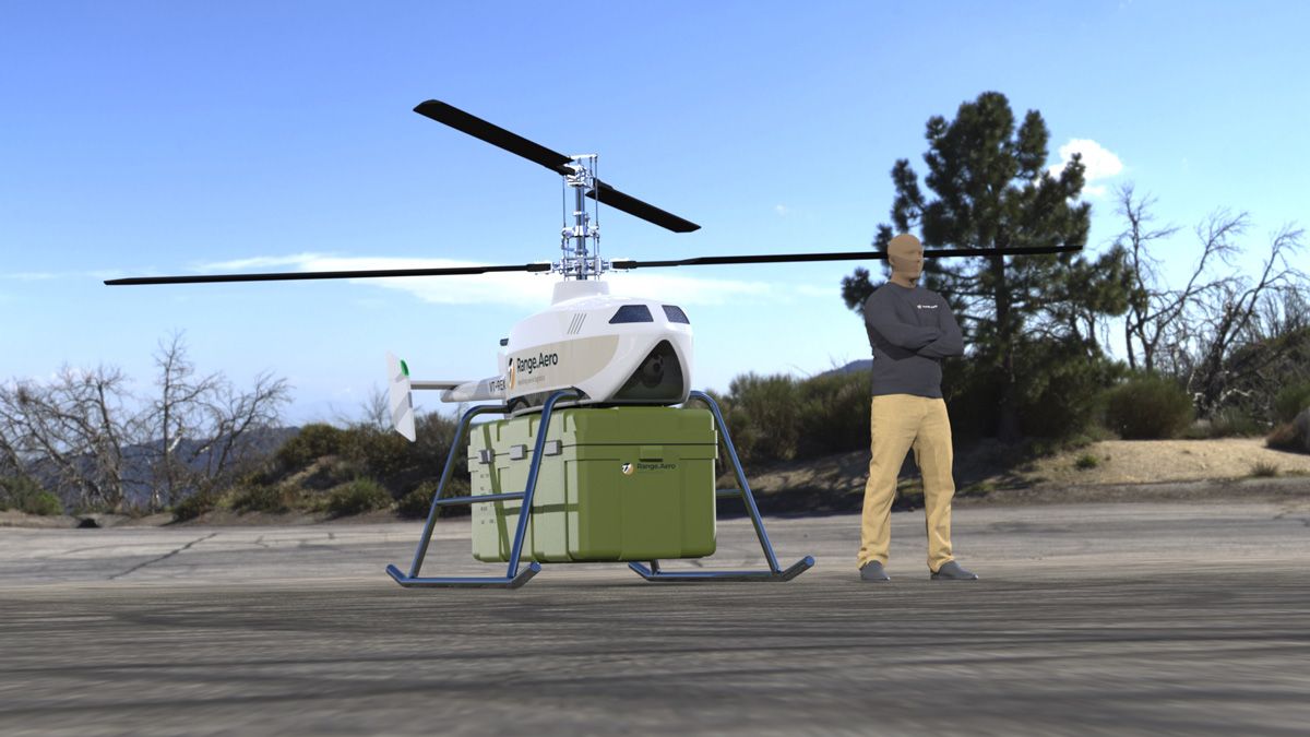 The RangeAero helicopter. (Image credit: RangeAero)