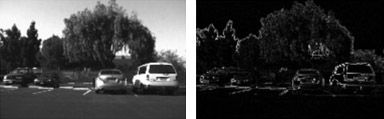 Image segmentation using the Sobel method