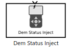 Dem Status Inject block