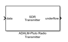 ADALM-PLUTO transmitter block