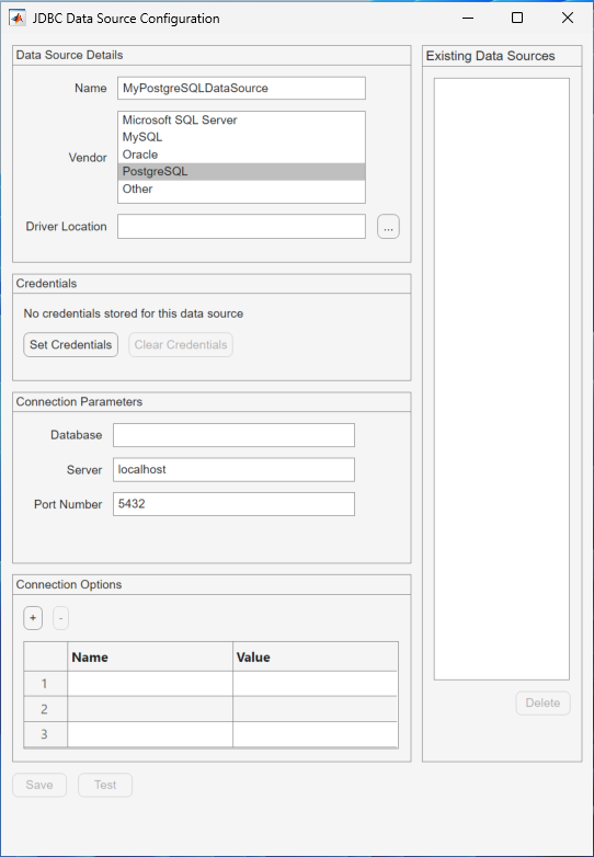 configure postgresql data directory