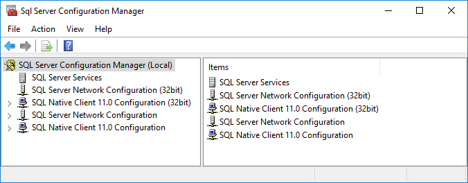 Sql Server Configuration Manager dialog box