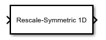 Rescale-Symmetric 1D block