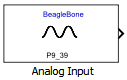 Analog Input block