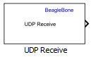 UDP Receive block