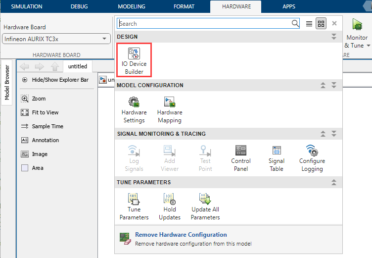 open IO device builder