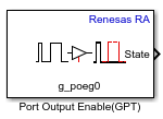 Port Output Enable (GPT) block