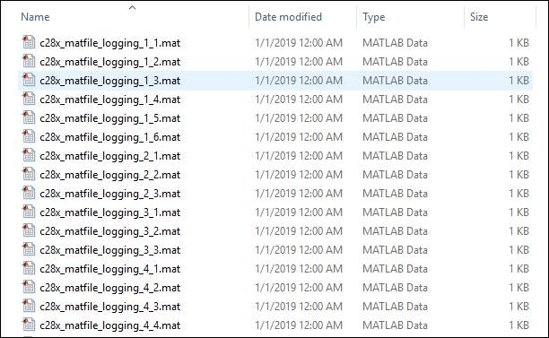 MAT-file Logging on SD Card for Texas Instruments C2000 Processors