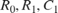 $R_0, R_1, C_1$