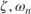 $\zeta, \omega_n$