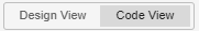 Design View and Code View toggle.