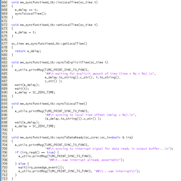 Loosely-Timed SystemC/TLM Simulation