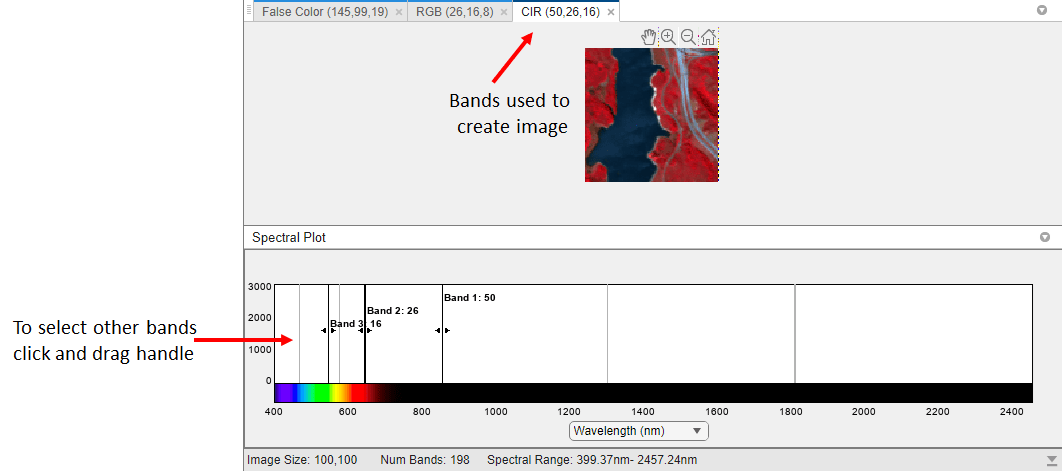 Hyperspectral Viewer Color Views Comparison