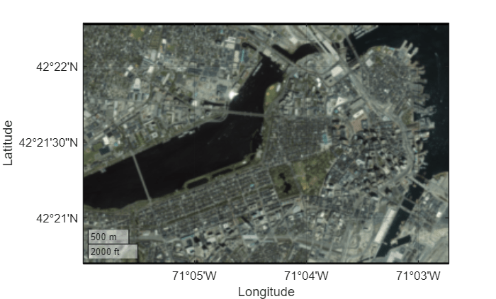 Figure contains an axes object with type geoaxes. The geoaxes object is empty.
