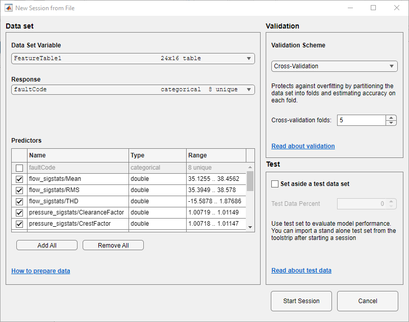 scramble data set matlab