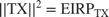 $||{\bf{\rm TX}}||^2={\rm EIRP_{TX}}$