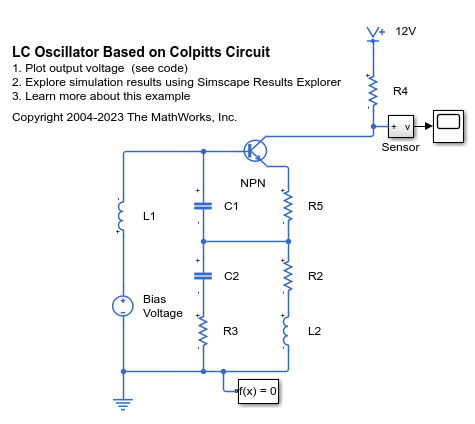 LC Oscillator Based on Colpitts Circuit