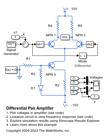 Differential Pair Amplifier