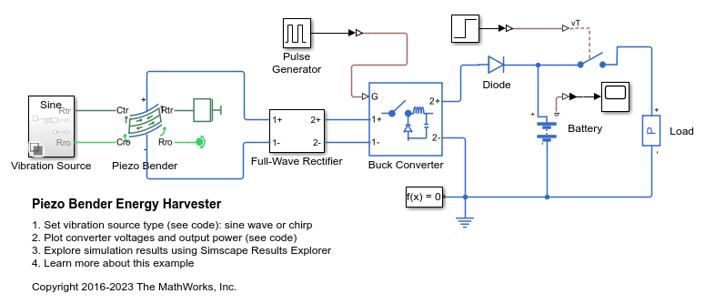 Piezo Bender Energy Harvester