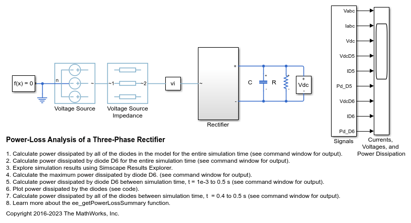 Calculate Losses in a Power Converter