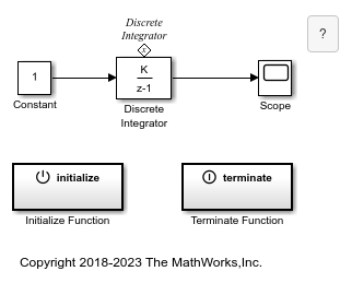 Reading and Writing States with the Initialize Function and Terminate Function Blocks