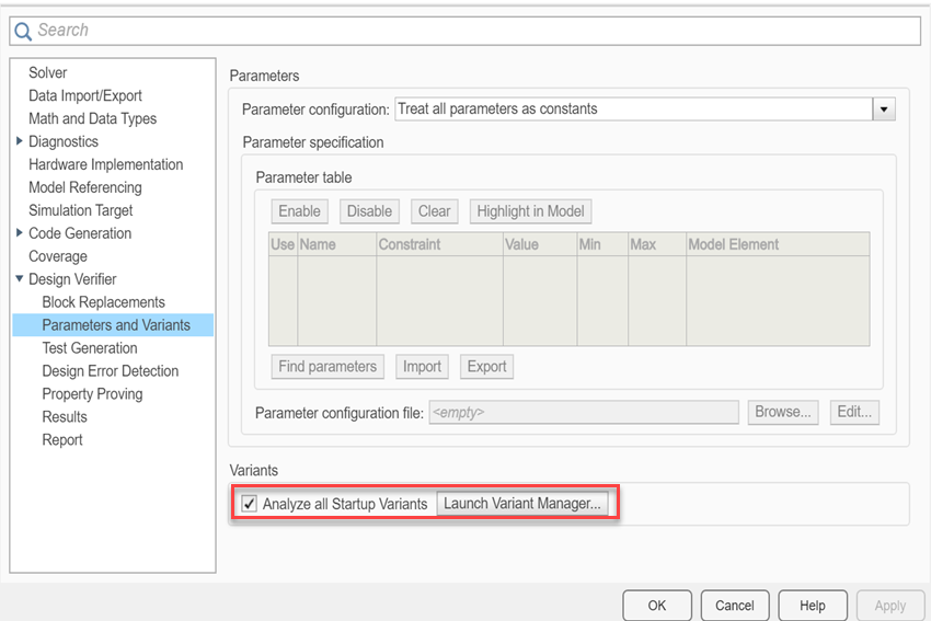 Verify and Validate Variant Models with Startup Activation Time