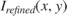 $I_{refined}(x,y)$
