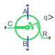 Double-Acting Rotary Actuator (IL) block