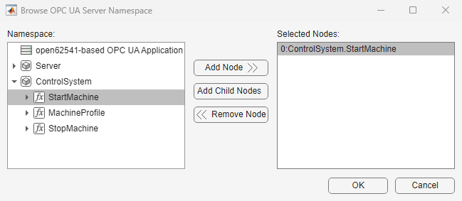 browsing namespace for method node