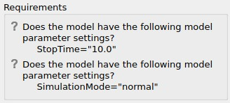 Learner preview of configuration parameter value test
