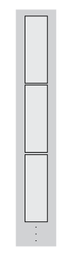 Image of an array divided into vertical blocks.