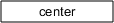 Sample of horizontally centered text
