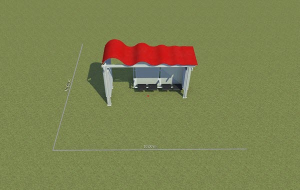 Imported vector data asset displayed in red and yellow with vector data attributes visible in the Attributes pane to the right