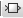 Icon of block with one input and output port.