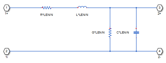 Diagram of an L-section segment.