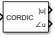 Complex to Magnitude-Angle block icon with CORDIC approximation method input