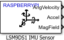 LSM9DS1 IMU Sensor block