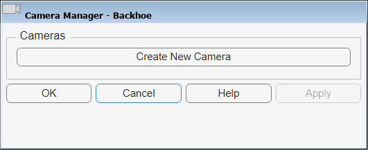Camera manager UI
