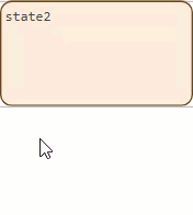 An animated GIF that shows how to press the Add state below button.