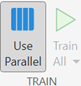 Use Parallel button in the Train section