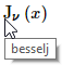 besselj function