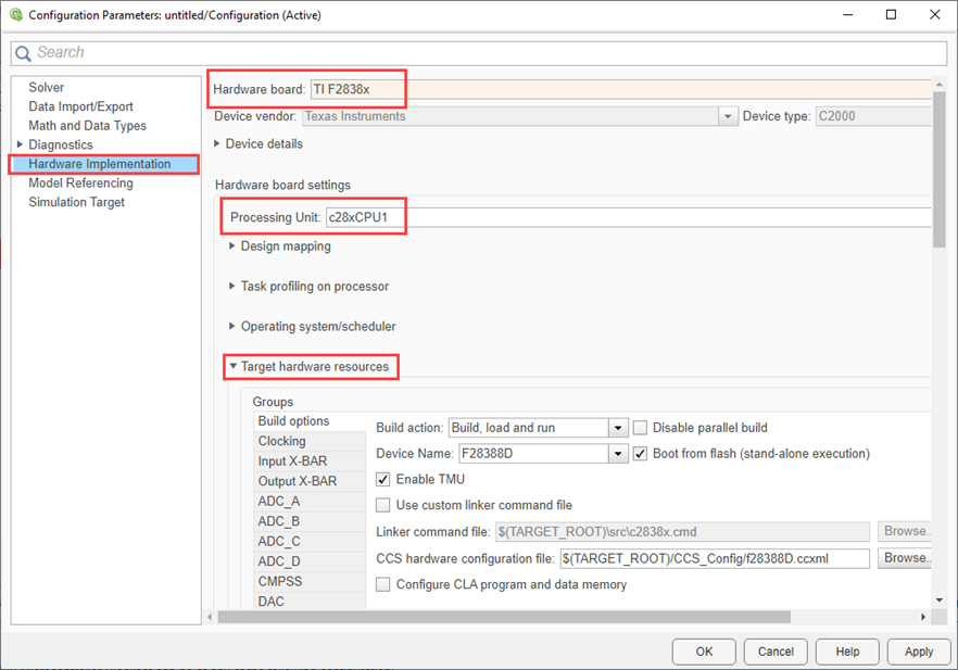 Configuration Parameters