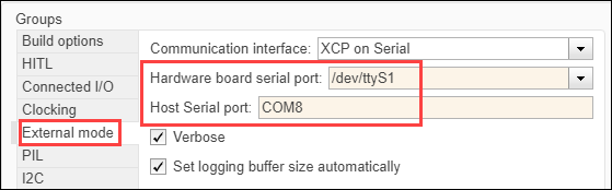 External mode