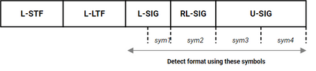 Frame structure when the format is EHT or UHR