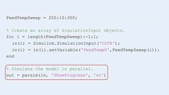 parsim function to run your simulations in parallel.