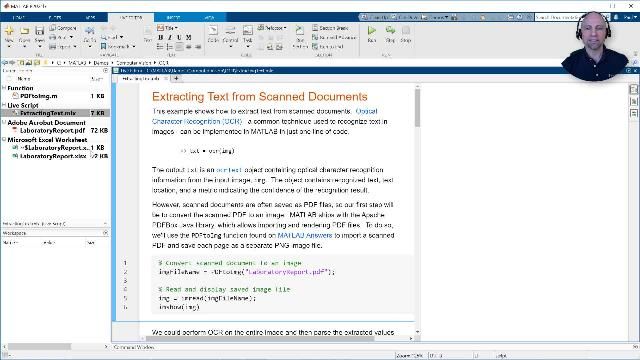 Learn how you can use optical character recognition (OCR) in MATLAB to extract data from your historical documents in just a few minutes.