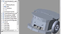 Découvrez à travers un exemple de robot mobile, comment importer un modèle CAO du robot de type SolidWorks dans Simulink,  puis comment utiliser la simulation de ce modèle pour valider le comportement du robot.